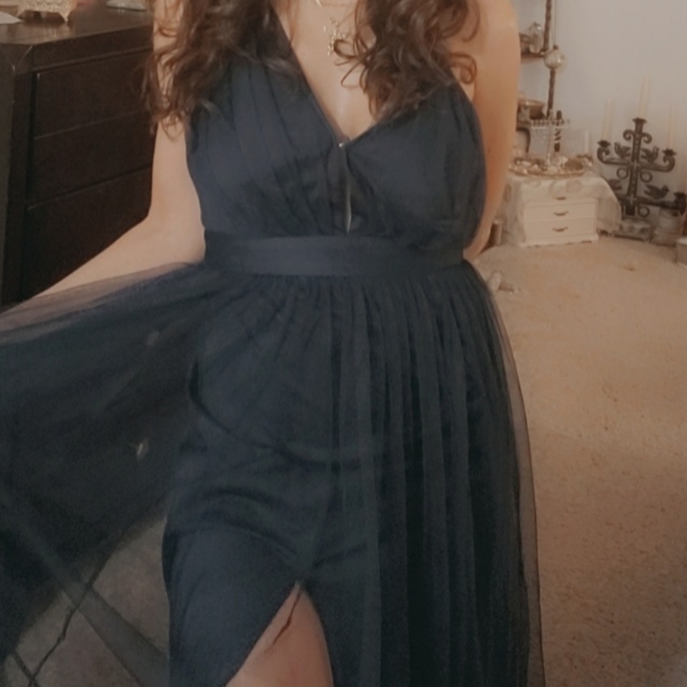 Steps YN Beautiful Blue Prom Dress Small - Picture 3 of 12
